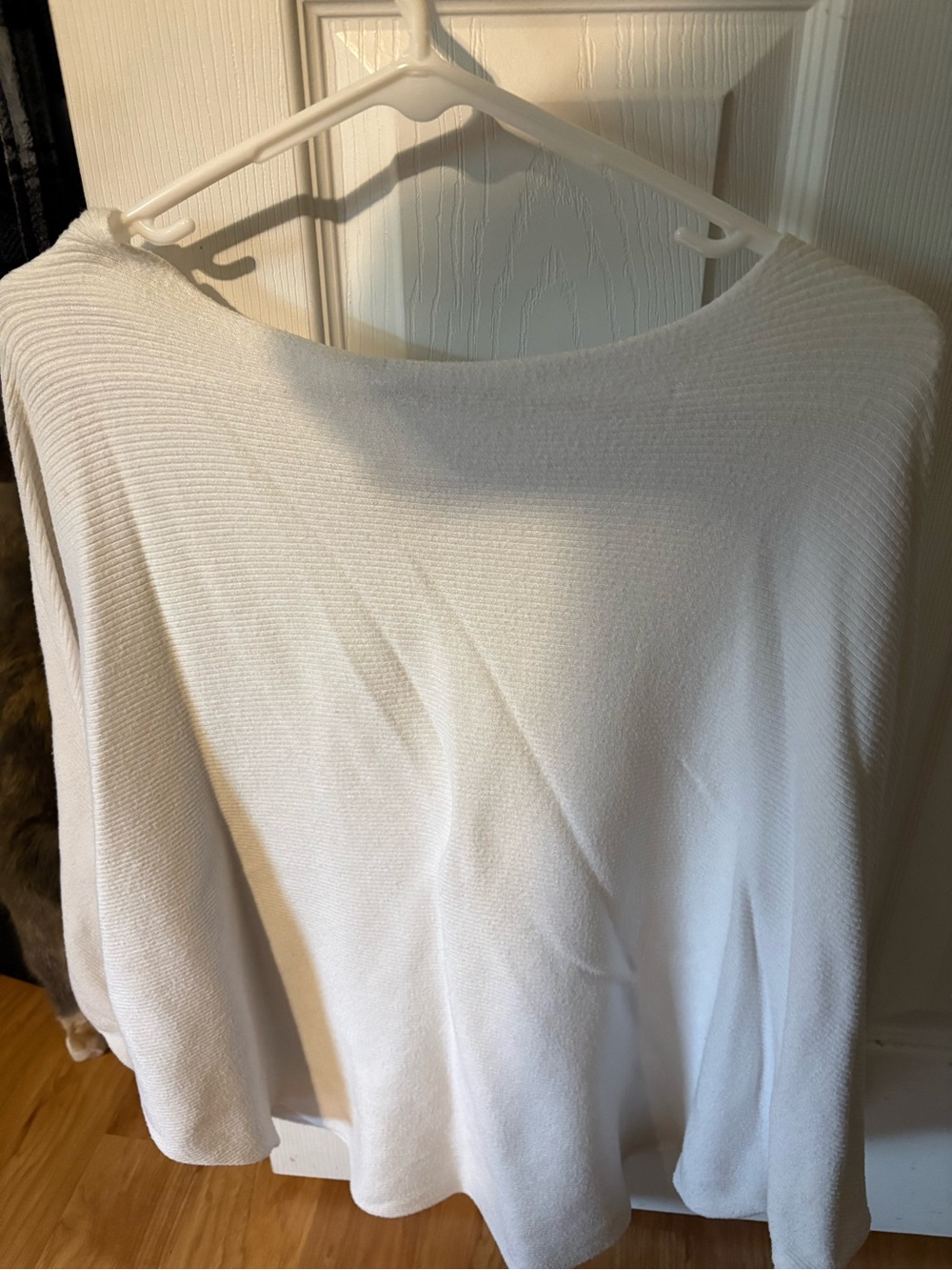 Kerisma Off-the-Shoulder White Sweater